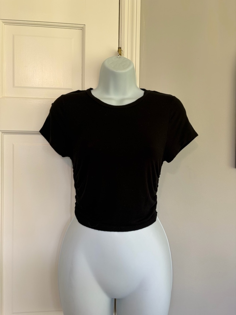 Everyday Black Cropped Tee - Women's Short Sleeve